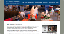 Desktop Screenshot of apgianninifoundation.org
